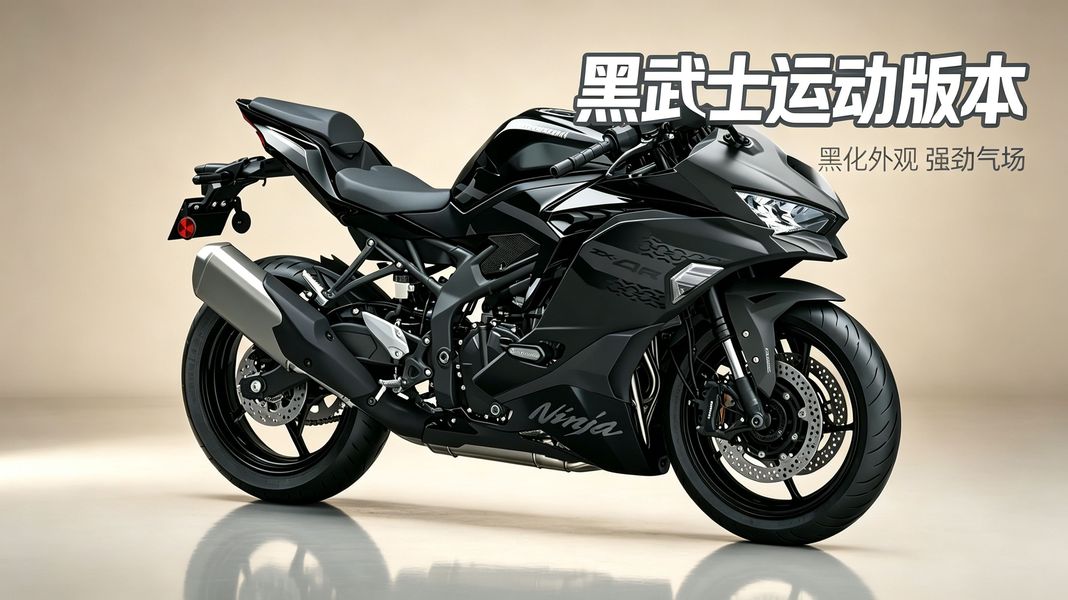 多面相 2027款川崎ZX-4R新配色曝光，白黑绿三色可选，国内预计依旧5.98万起售