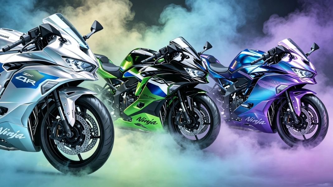 川崎发布2027款ZX-4R，新配色正式曝光！价格不变配置拉满？,摩托范