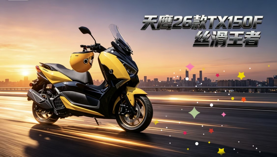 就这价你还想怎样！天鹰2026款TX150F黑金版11980元直接掀桌子,摩托范