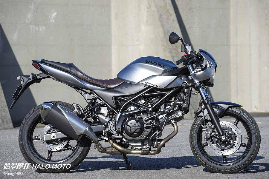 2020款铃木sv650和咖啡版sv650x日本实车照片对比