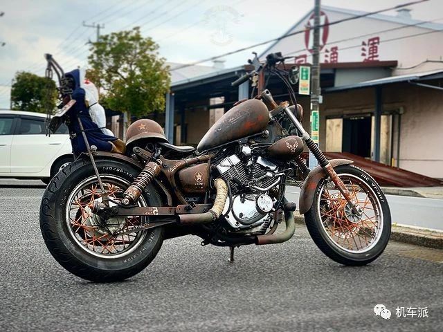 定制雅马哈天王virago250末日风格改装