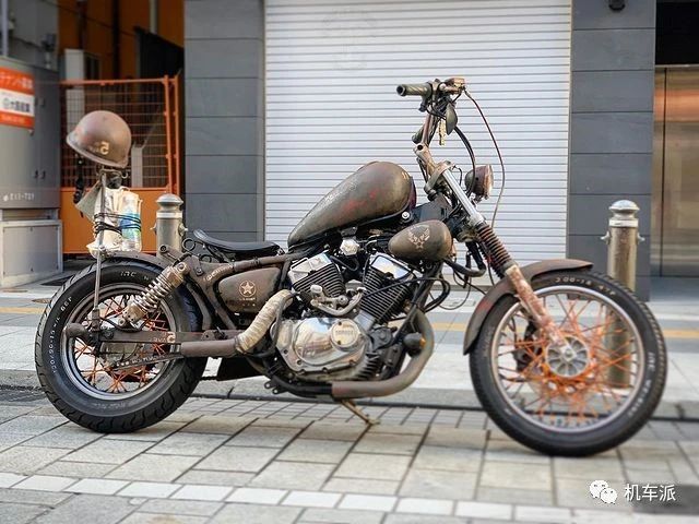定制雅马哈天王virago250末日风格改装