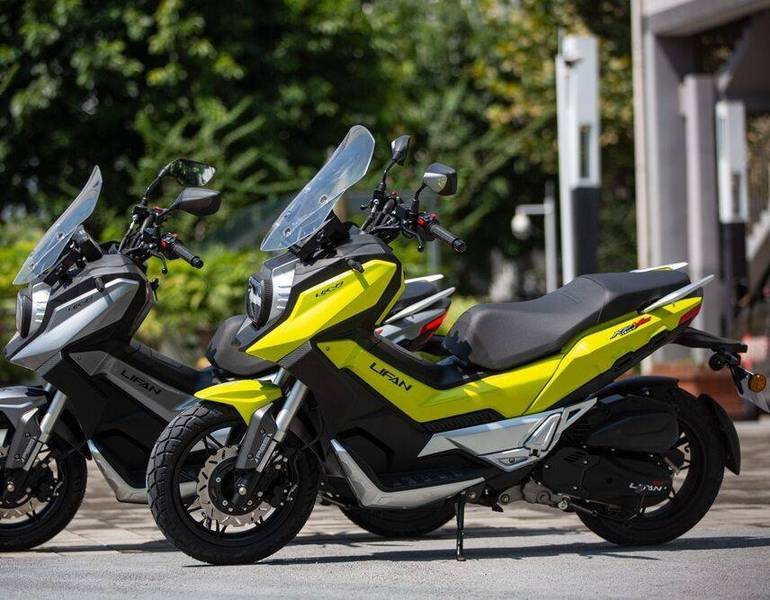 还有未上市的本田adv150与adv350,龙嘉xdv250,三阳哈士奇adv,力刻150