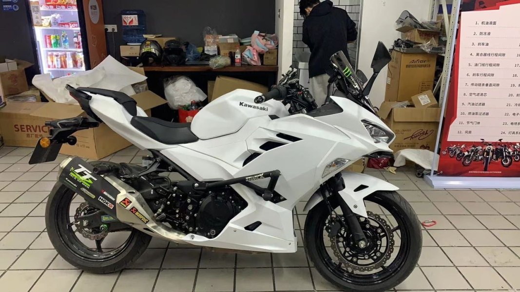 川崎ninja400装备改装花费清单总计81035