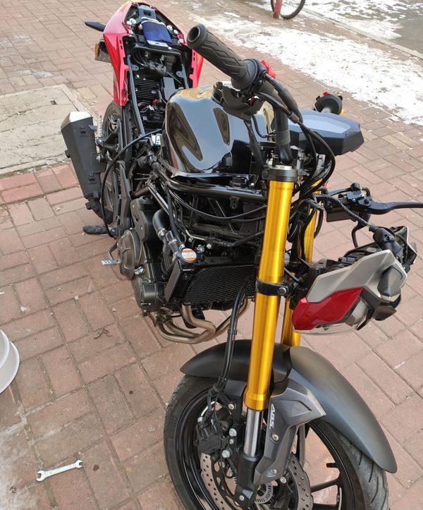 豪爵dr250 dr300 改一体车把 全网最全 仅此一篇 关乎此车型每一位