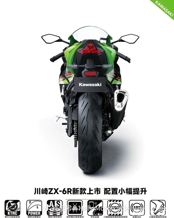 川崎ZX-6R“横空出世” 国内中大排仿赛市场迎来了新的强劲对手