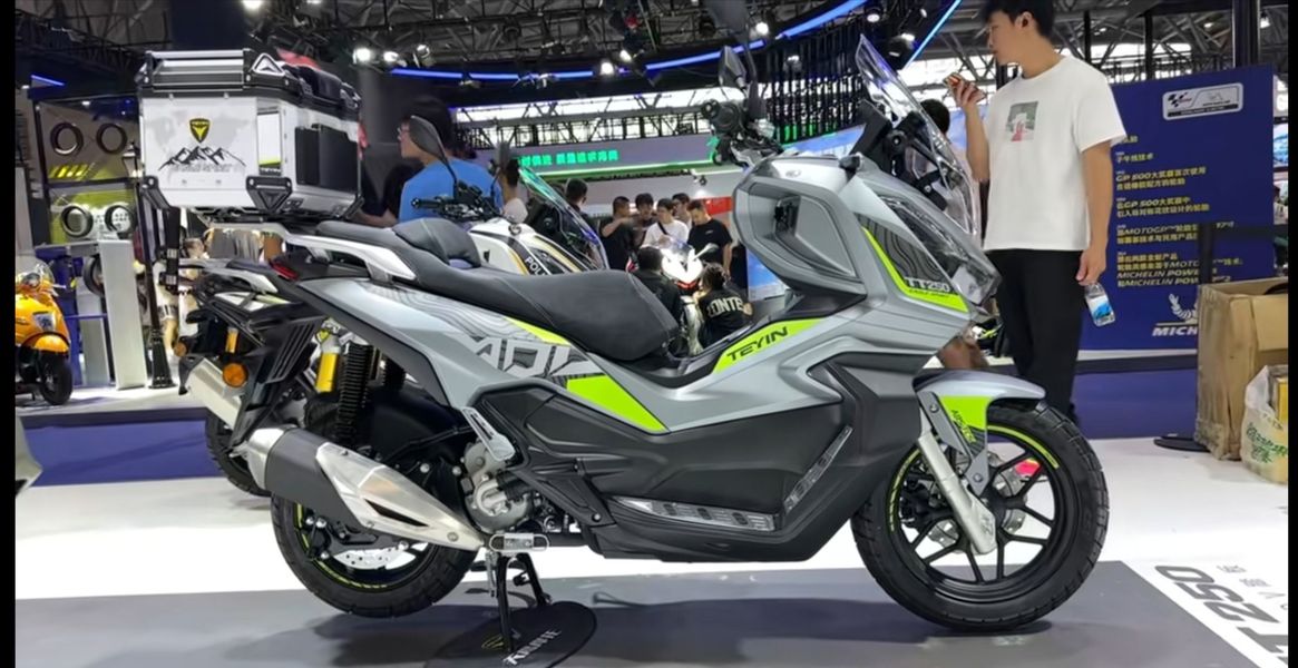 全新天鹰TT250！超帅气的adv踏板，期待已久，没让人失望！,摩托范