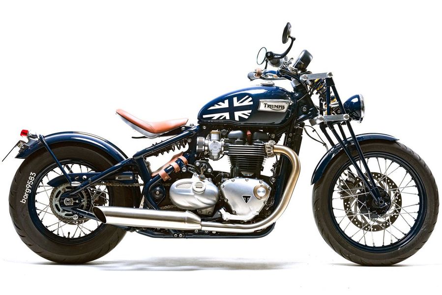 改装案例真多,凯旋bonneville bobber 1200,复古巡航,精彩