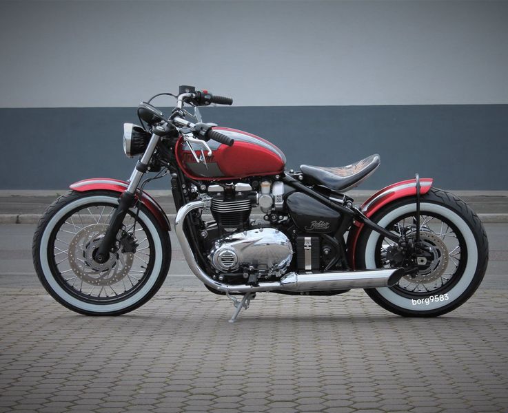 改装案例真多,凯旋bonneville bobber 1200,复古巡航,精彩