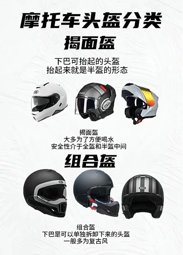 为啥骑摩托的都爱选全盔?揭面盔不香吗?,摩托范