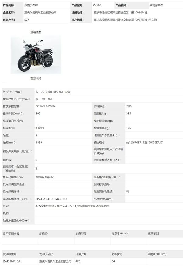 降维打击还是技术冲锋？ZX-500F以价换量，820RR以梦为马？,摩托范