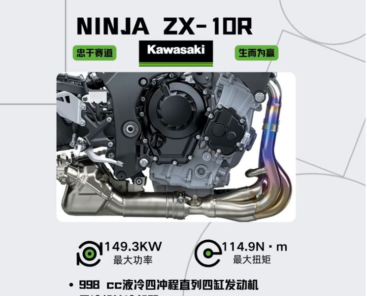 直降6万破20万！川崎ZX-10R“大牛”：定风翼+电子巡航，公升仿赛性价比之