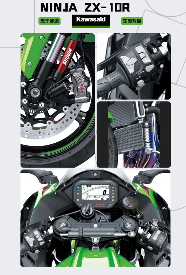 直降6万破20万！川崎ZX-10R“大牛”：定风翼+电子巡航，公升仿赛性价比之