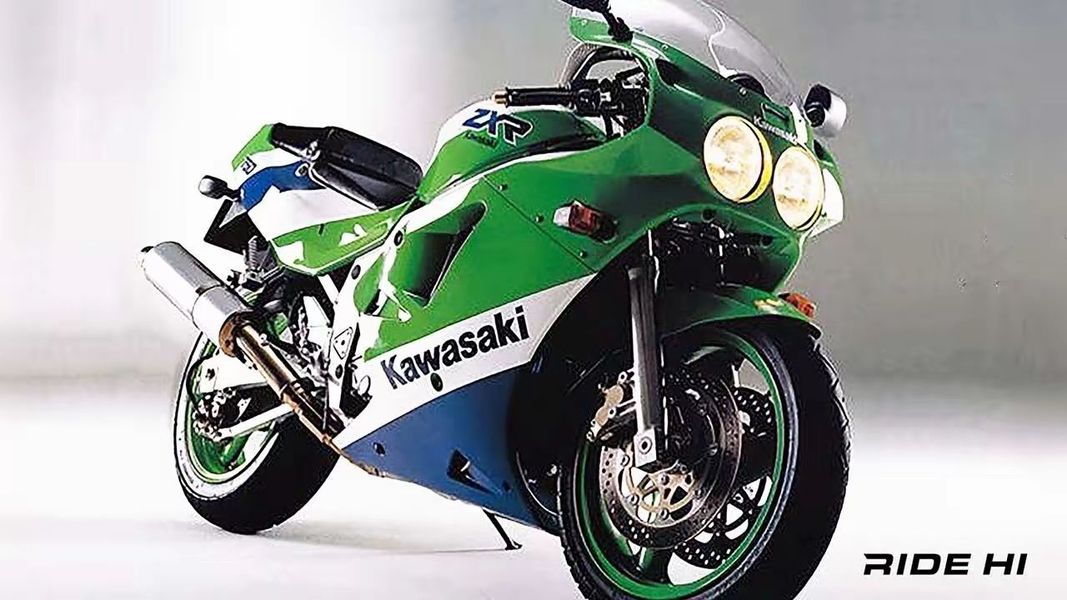1989年上市的ZXR750:铝质车架轻到离谱，但1个缺点劝退？,摩托范