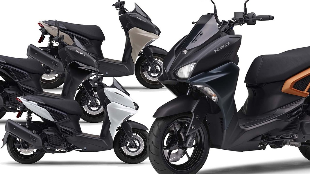 新款雅马哈X Force 155小踏板9月小日子本土上市：售价约合19,800RMB