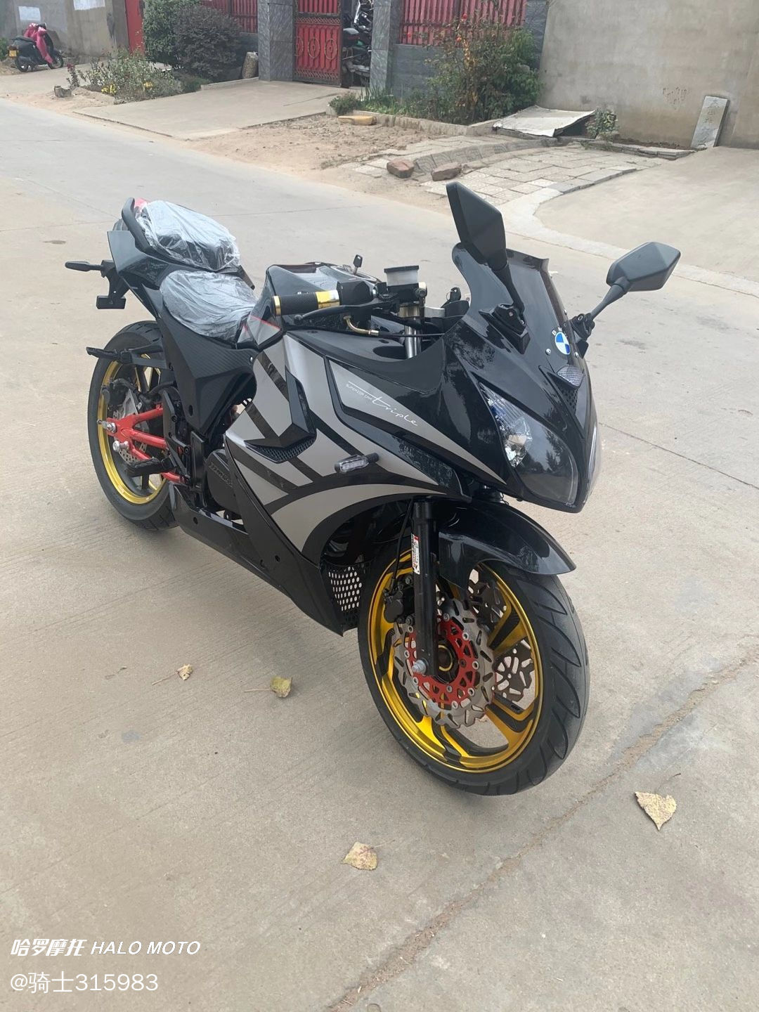 二手摩托车欧豹牌 ob150-7g