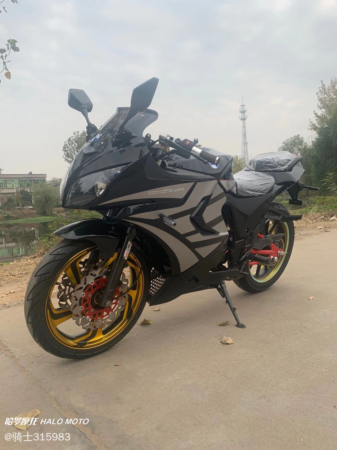 二手摩托车欧豹牌 ob150-7g