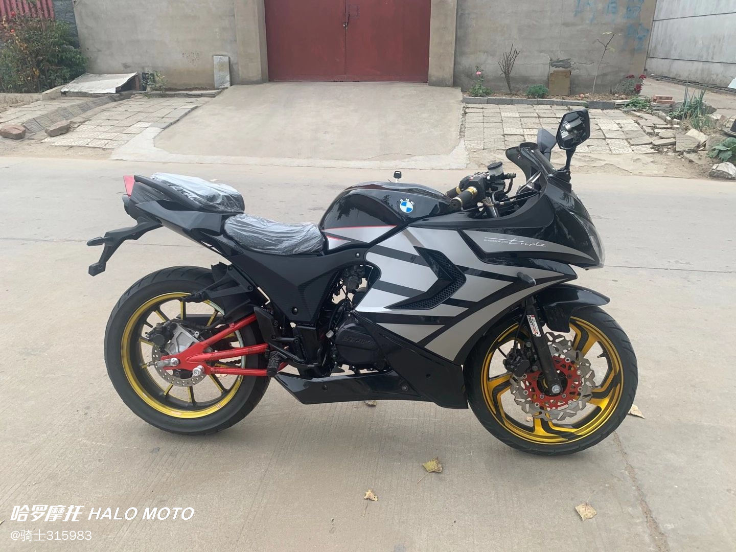 二手摩托车欧豹牌 ob150-7g