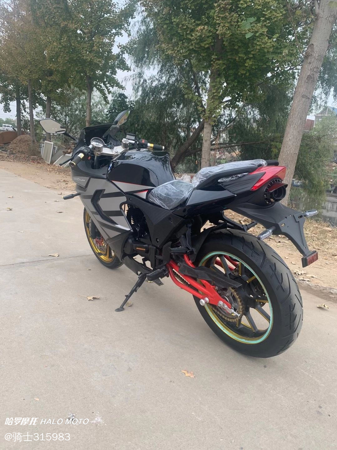 二手摩托车欧豹牌 ob150-7g