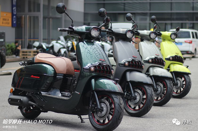 又一款国产300cc复古踏板来了.,摩托范-哈罗摩托