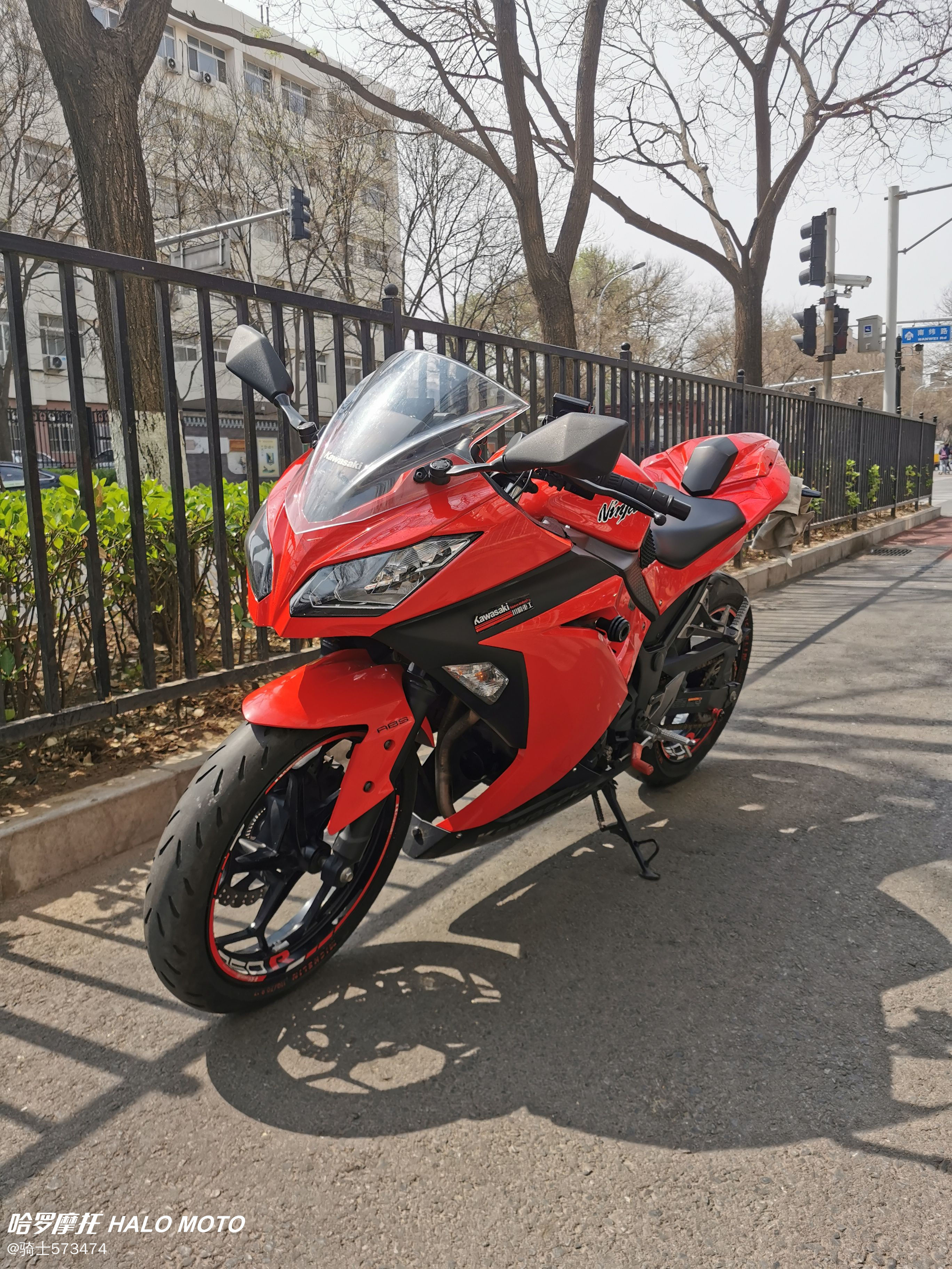 二手摩托车川崎 ninja 250r