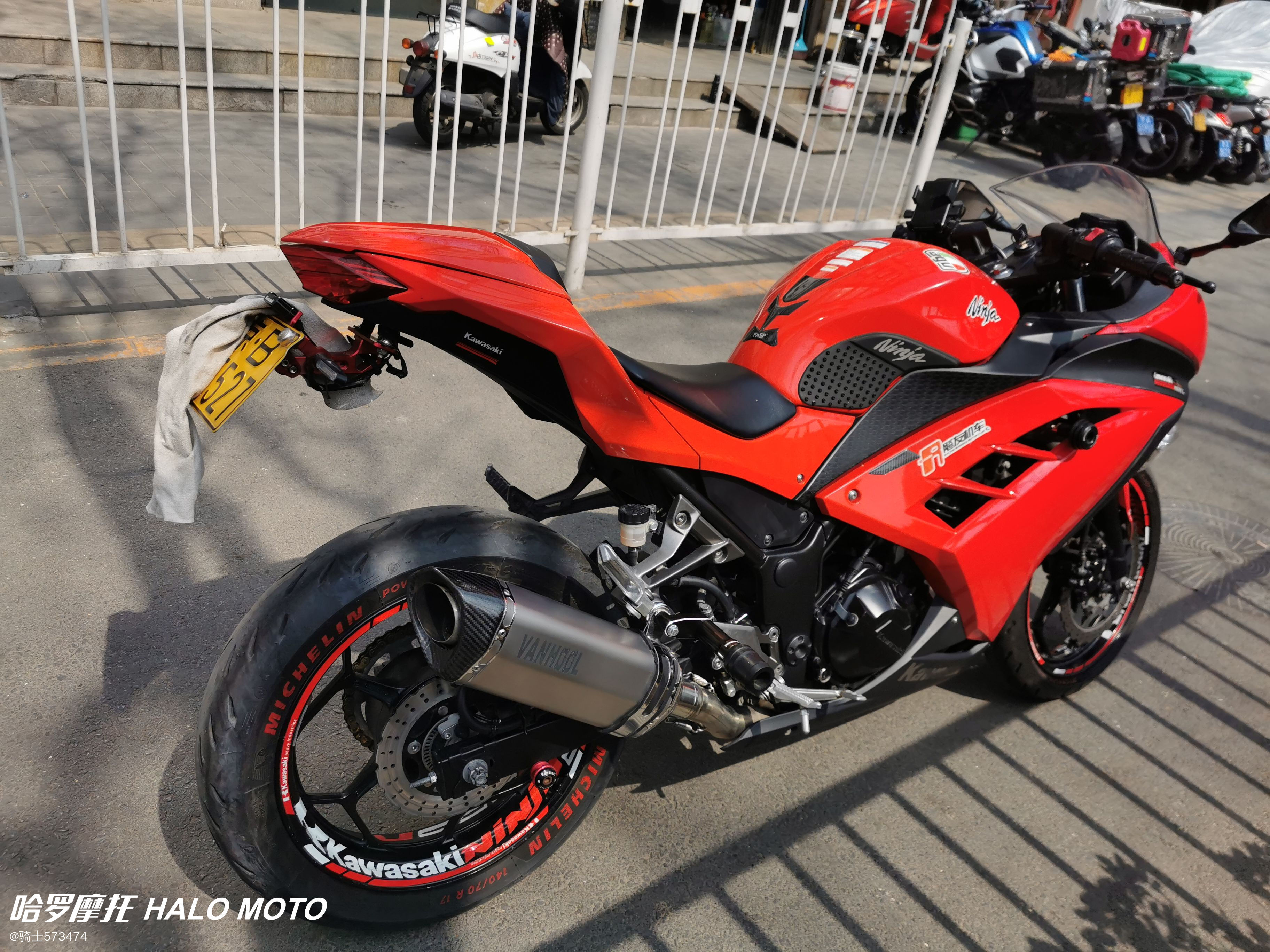 二手摩托车川崎 ninja 250r