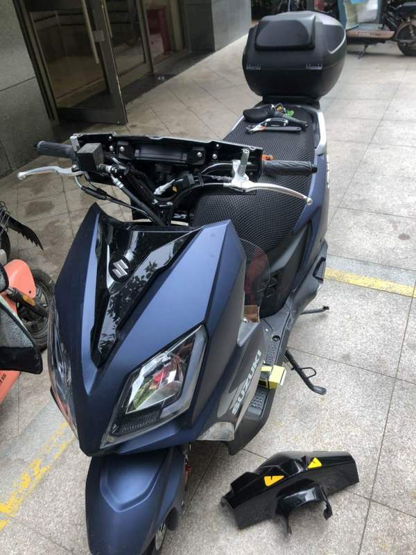 铃木uy125小小改装
