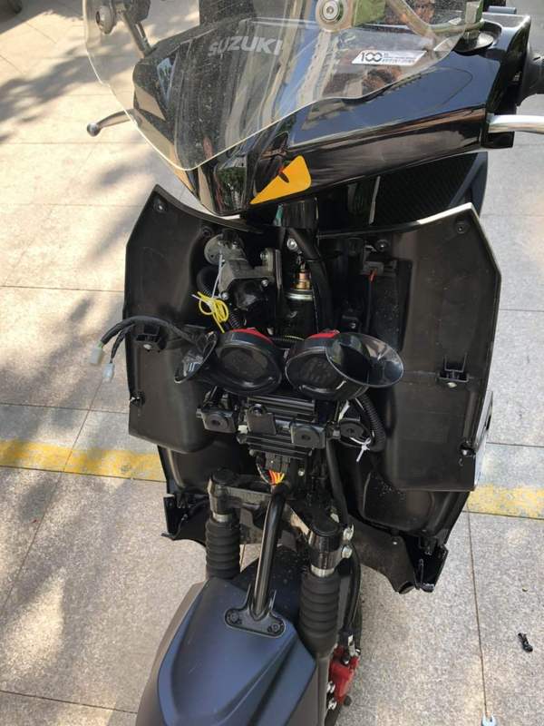 铃木uy125小小改装