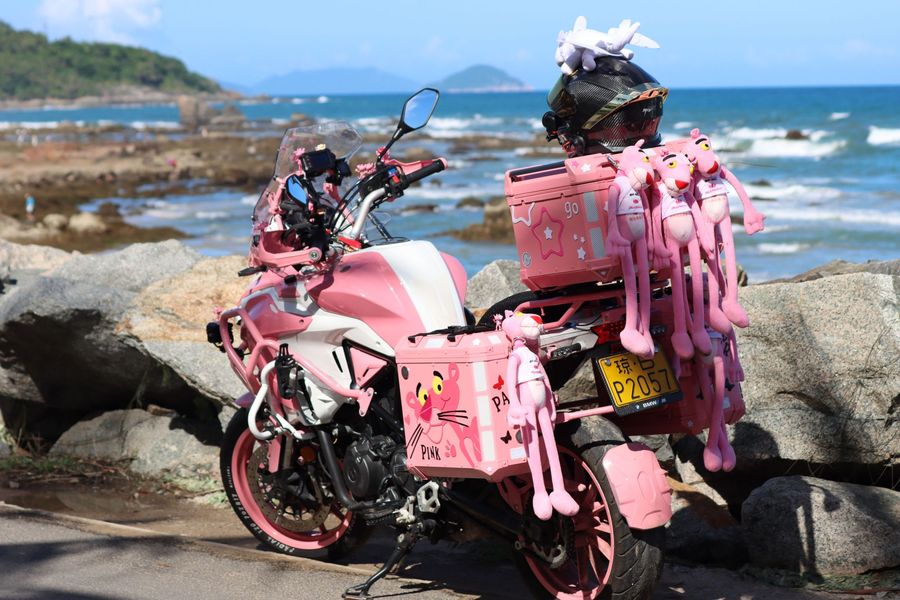 全网首台粉色贝纳利502,男孩心中的"少女粉"