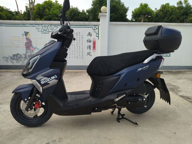 喜提铃木uy125,摩托范-哈罗摩托