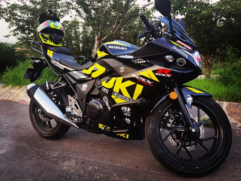 新手小白gsx250r第一次摔車