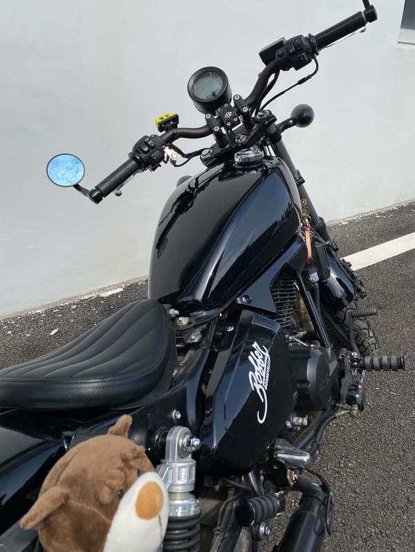 关于钱江202外观小改心得(多图预警),摩托范-哈罗摩托