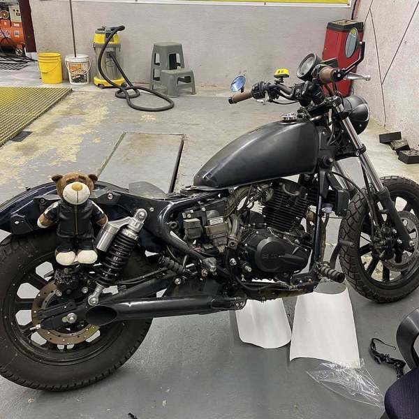 关于钱江202外观小改心得(多图预警),摩托范-哈罗摩托