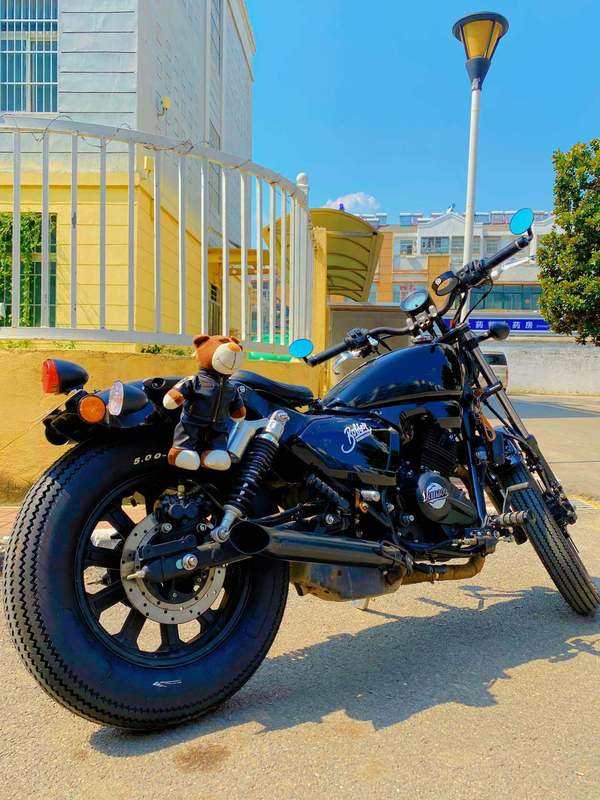 关于钱江202外观小改心得(多图预警),摩托范-哈罗摩托