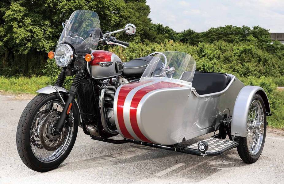 万物皆可改跨子-凯旋bonnevillet120边三轮2wd,摩托范-哈罗摩托