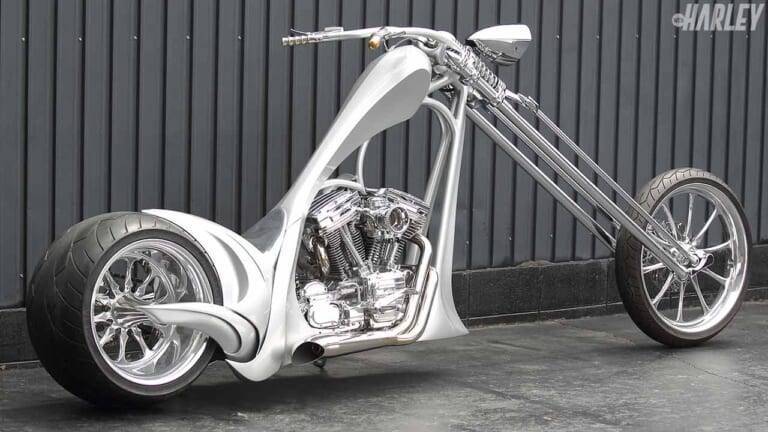 摩托艺术品-哈雷chopper亚瑟王神剑excalibur