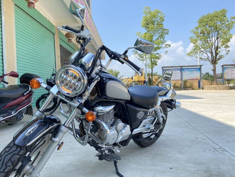 豪爵小太子gz150改装记——改装gz150高把