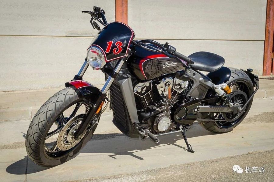 定制| 240宽胎 印第安"侦察兵"改装欣赏,摩托范-哈罗摩托