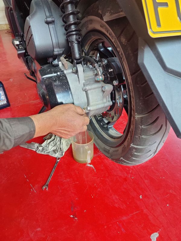 三阳巡弋150第二次保养