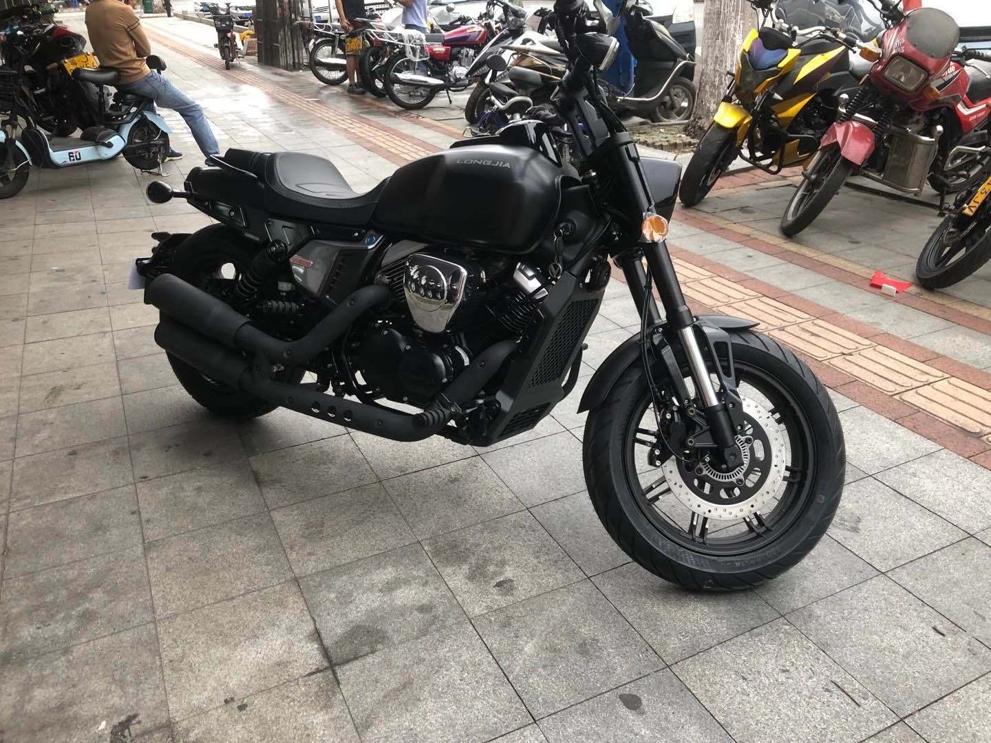 二手摩托车龙嘉v霸 v型双杠250 声浪完美