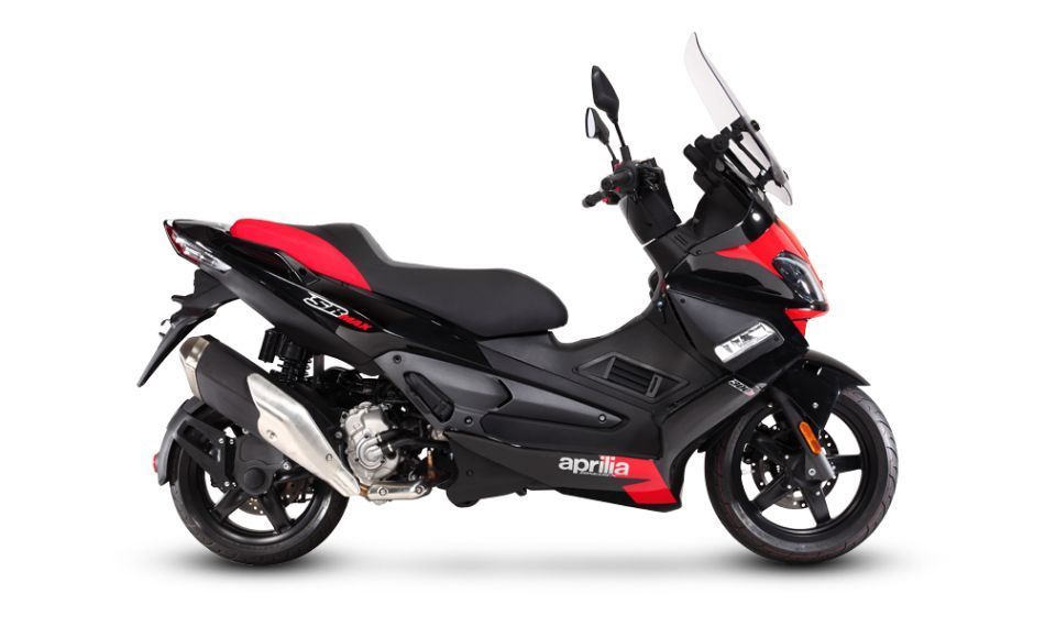 阿普利亚sr max250s换装上市,座高更低,摩托范-哈罗摩托