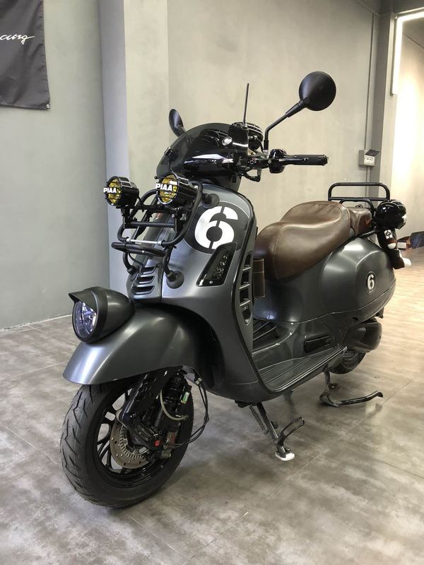 vespa gtv 6日爆改,摩托范-哈罗摩托