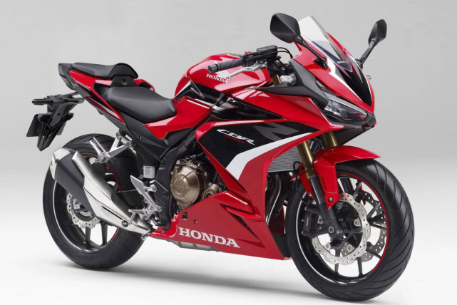 本田cbr400r更新 升级倒立式前叉 双盘径向四活塞卡钳,摩托范-哈罗