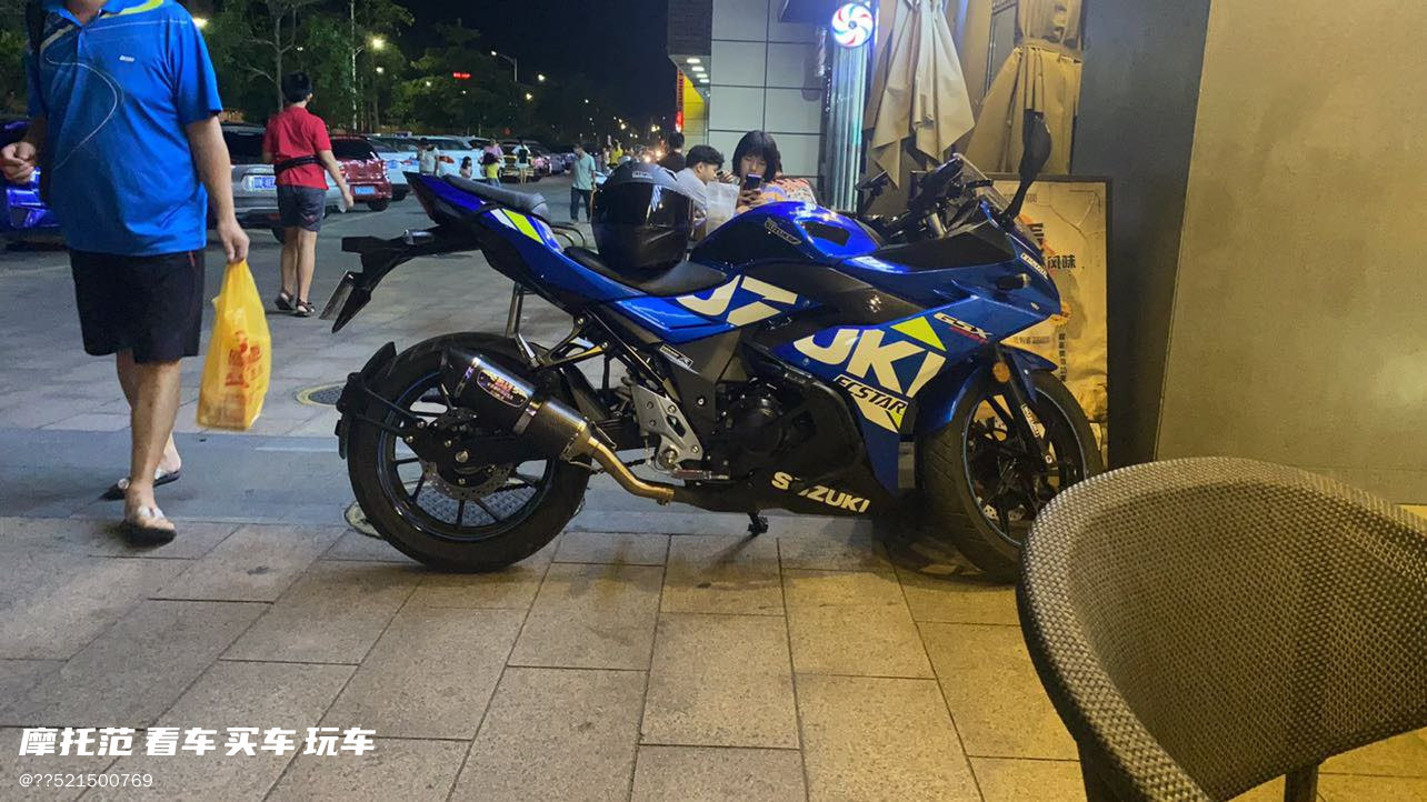 二手摩托车豪爵铃木 gsx250r