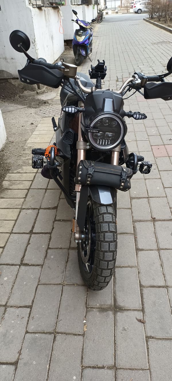 启典150g2加装射灯!