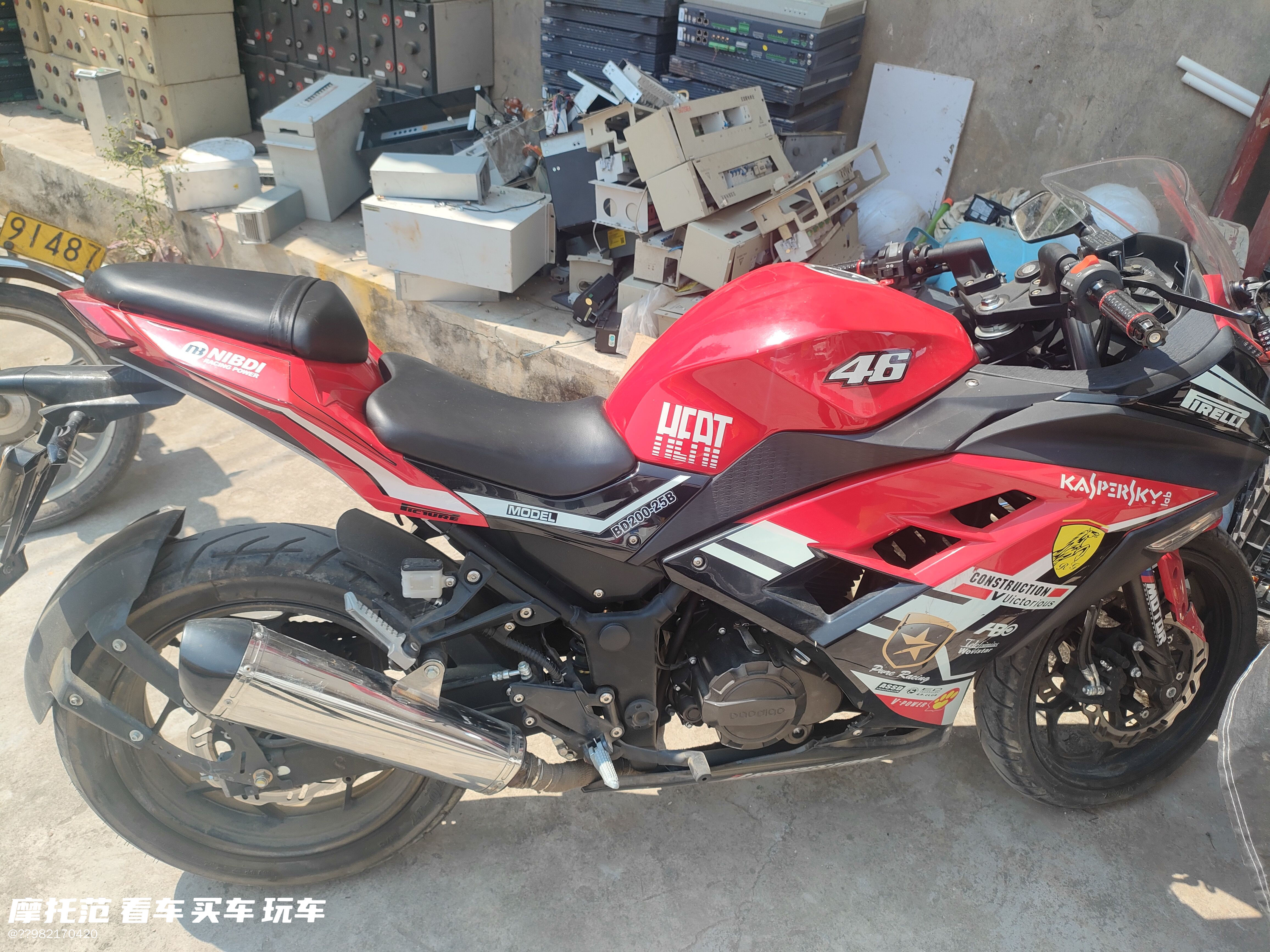 二手摩托车宝雕 bd 200 r