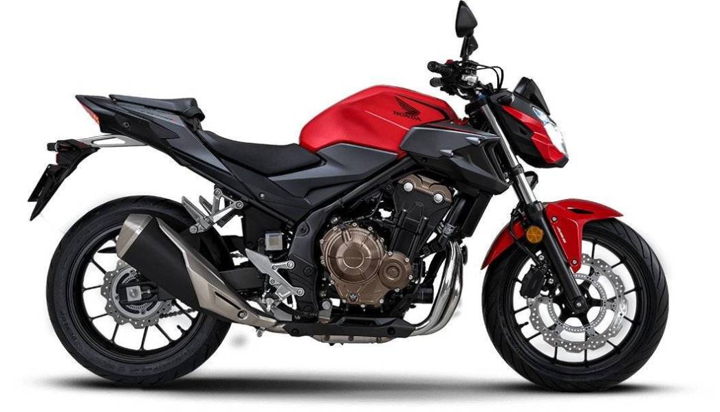 本田cb500f是一款运动街车,和它一起出现的还有同排量的cb500r,cb500x