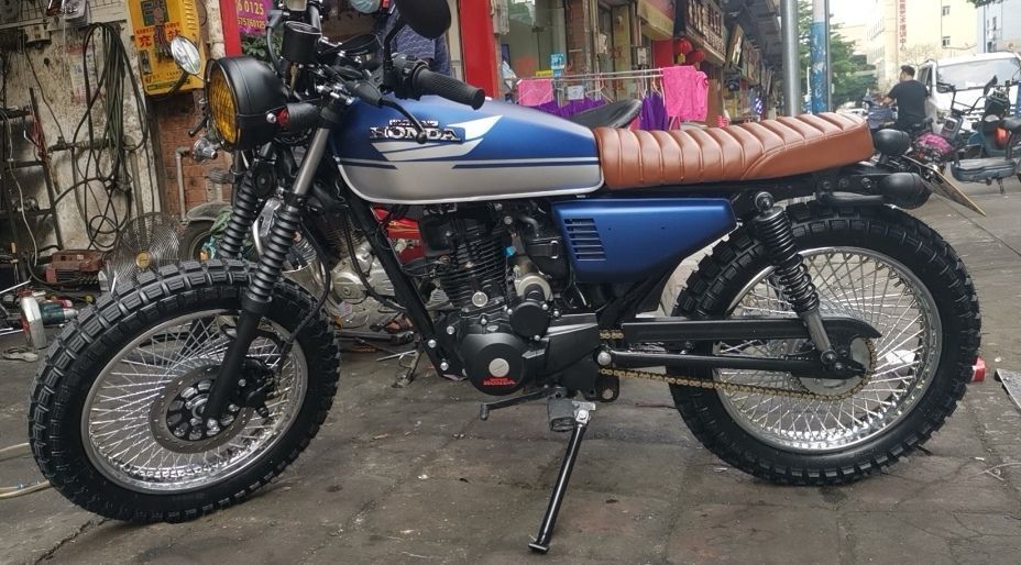 22款本田cg125网友复古改装鉴赏!太帅了!