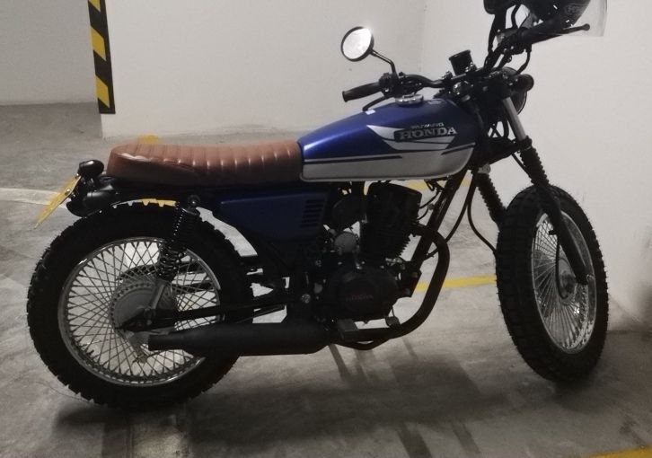 22款本田cg125网友复古改装鉴赏!太帅了!