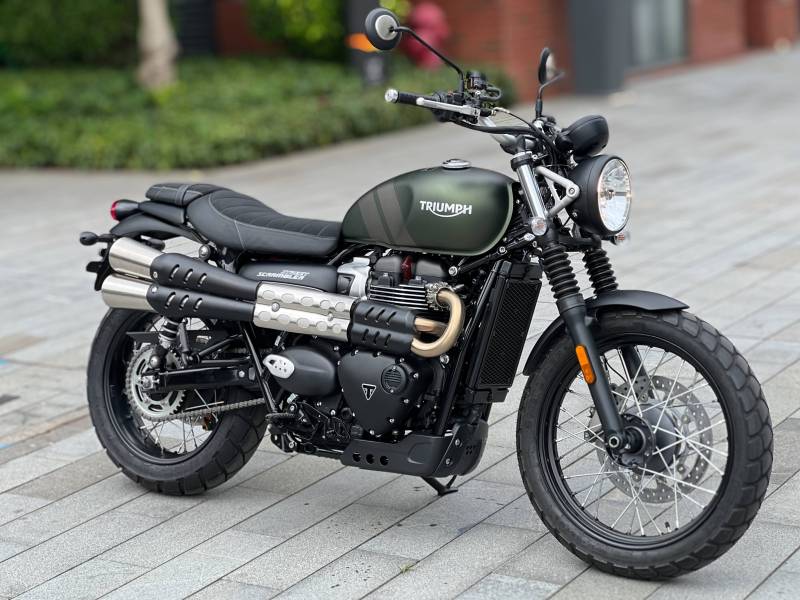 英伦的越野硬汉 - 凯旋攀爬street scrambler,摩托范-哈罗摩托